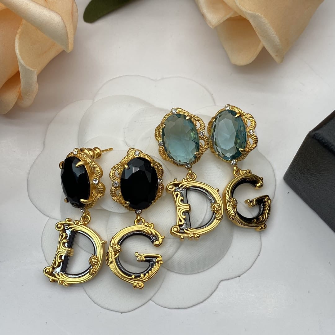 Dolce & Gabbana Clip Earrings In Golden Plated Metal