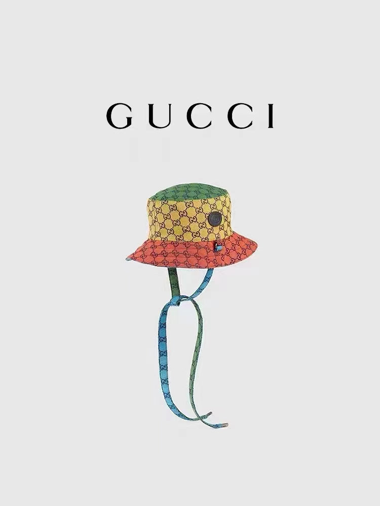 Gucci Multi Color Reversible Bucket Hat