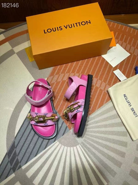 Louis vuitton purole sandals in store box