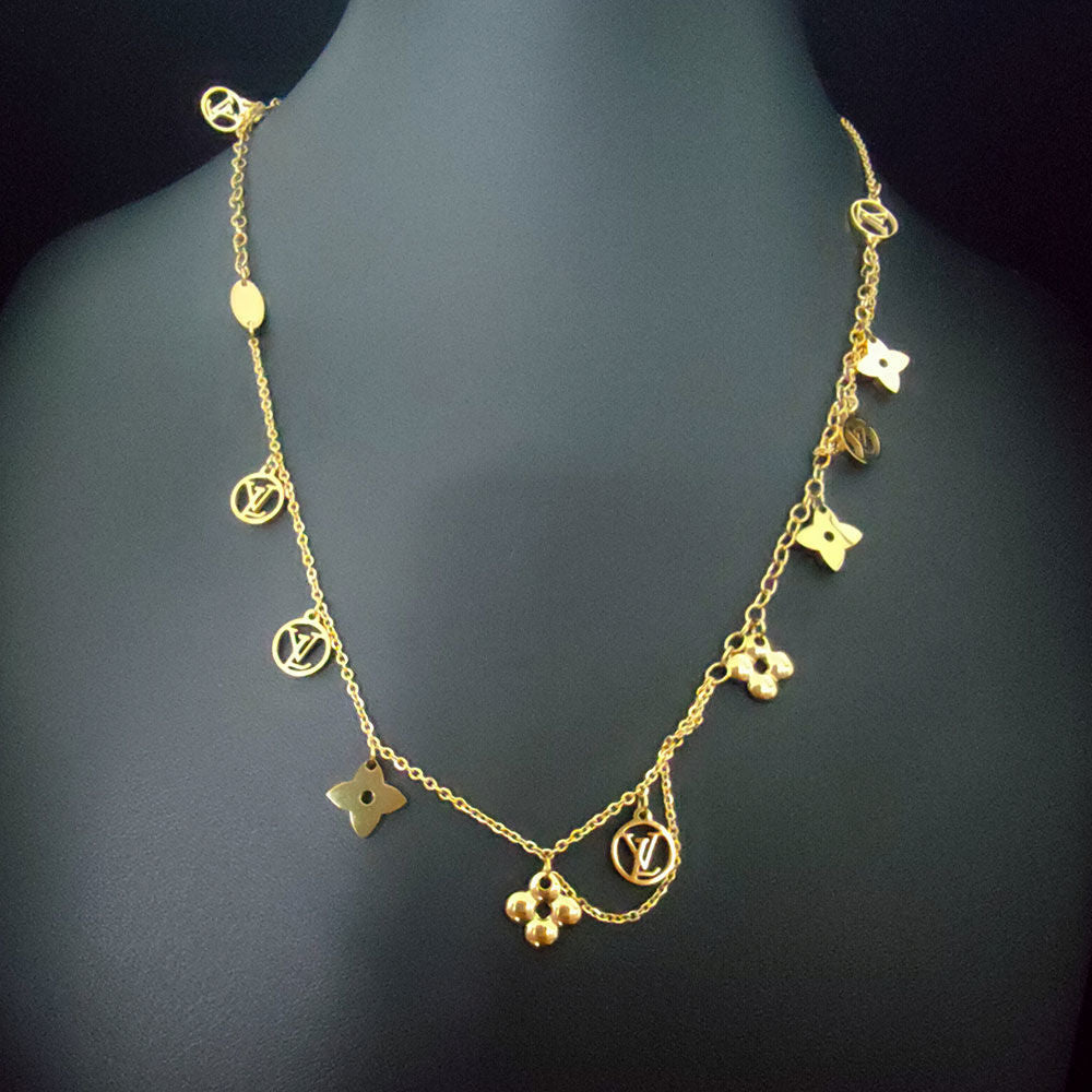 Louis Vuitton Blooming Supple Necklace (M64855)