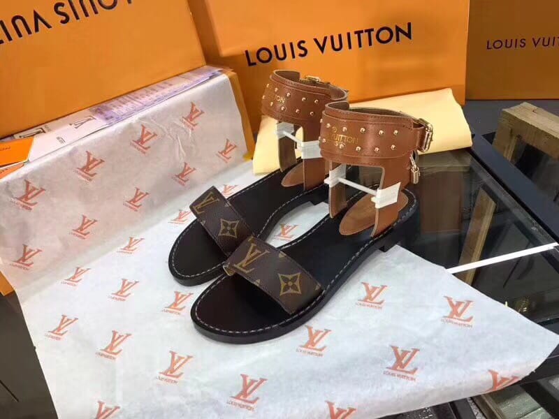Women Louis Vuitton Nomad Gladiator Sandals - YorMarket - Online