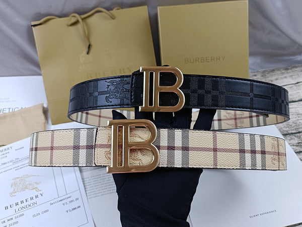 Burberry belt b on sale